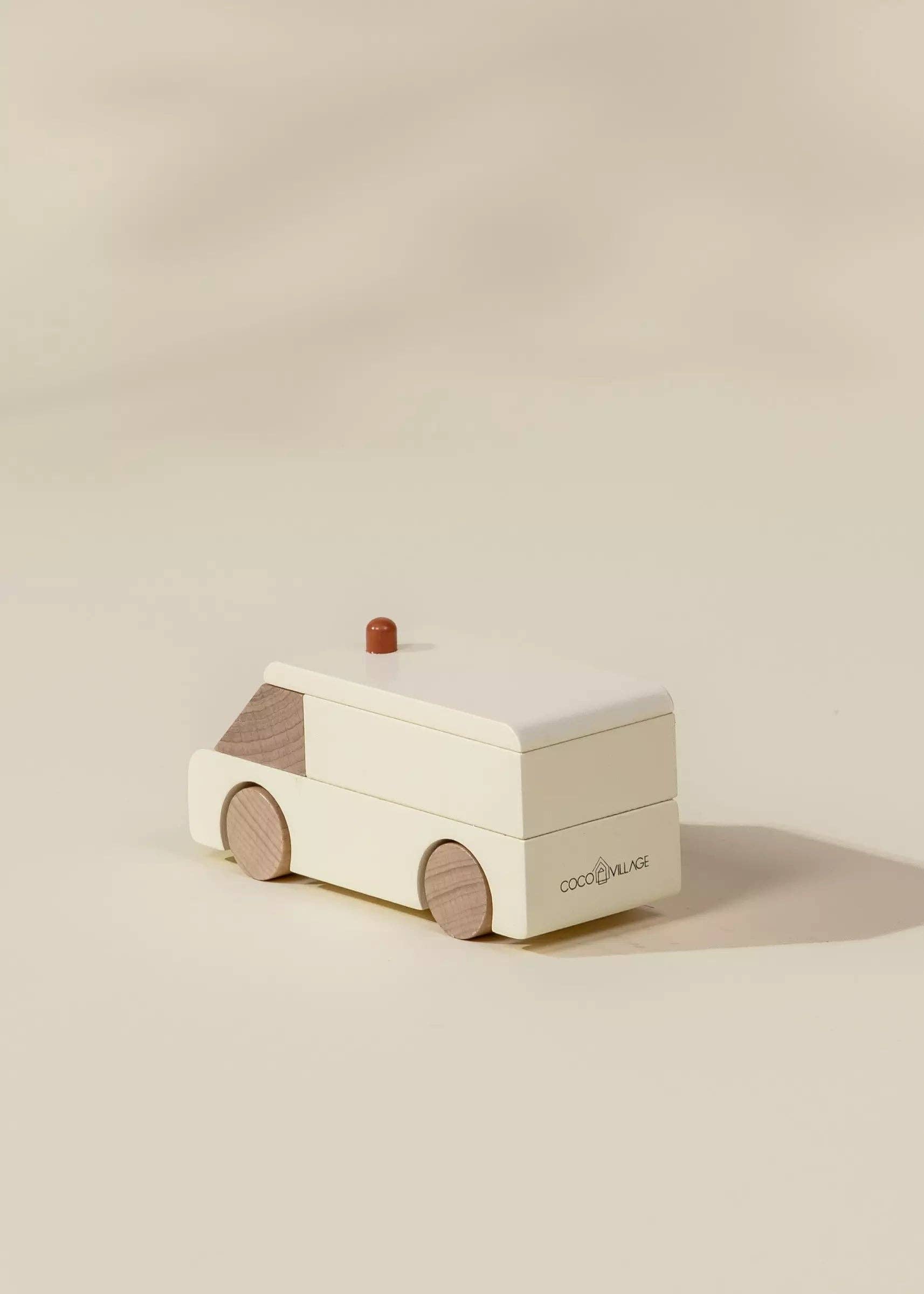ambulance - wooden vehicle
