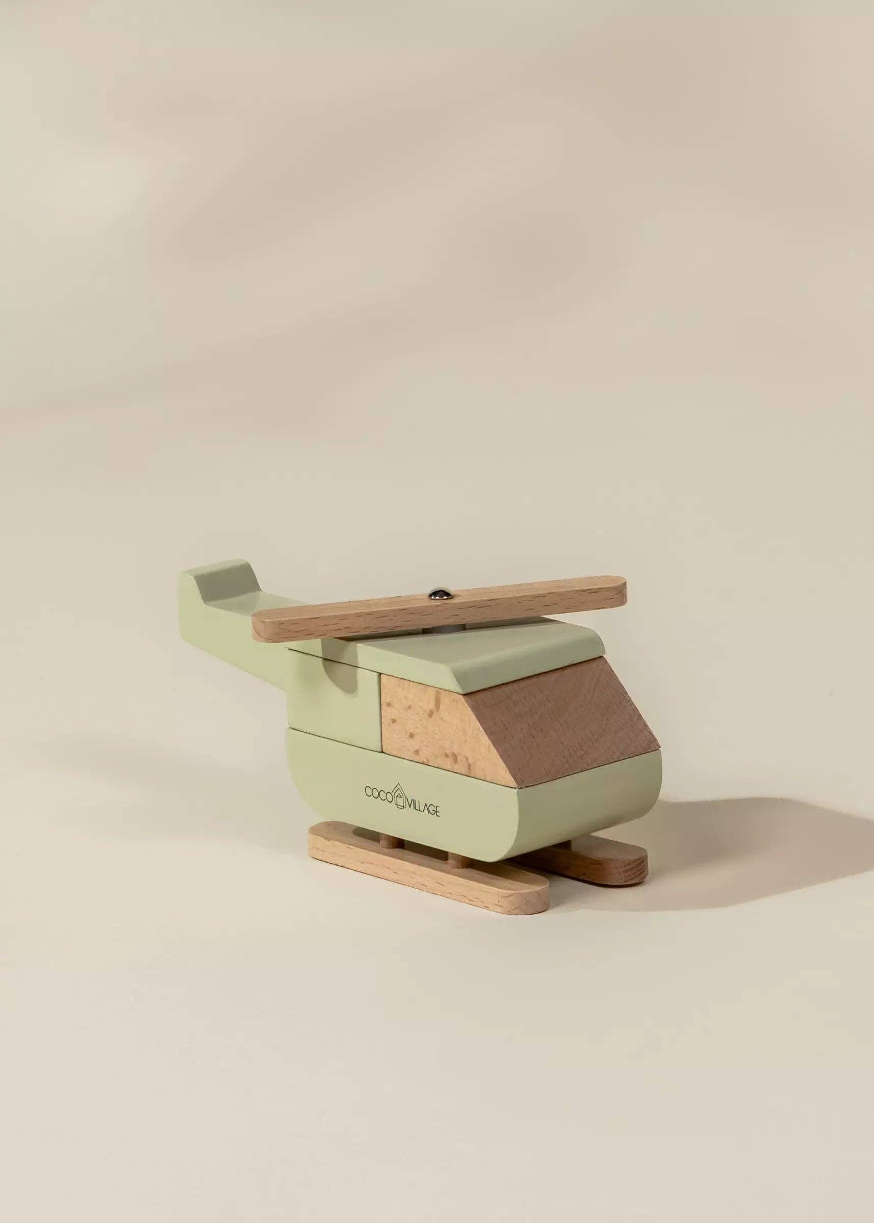 helicopter - wooden vehicle