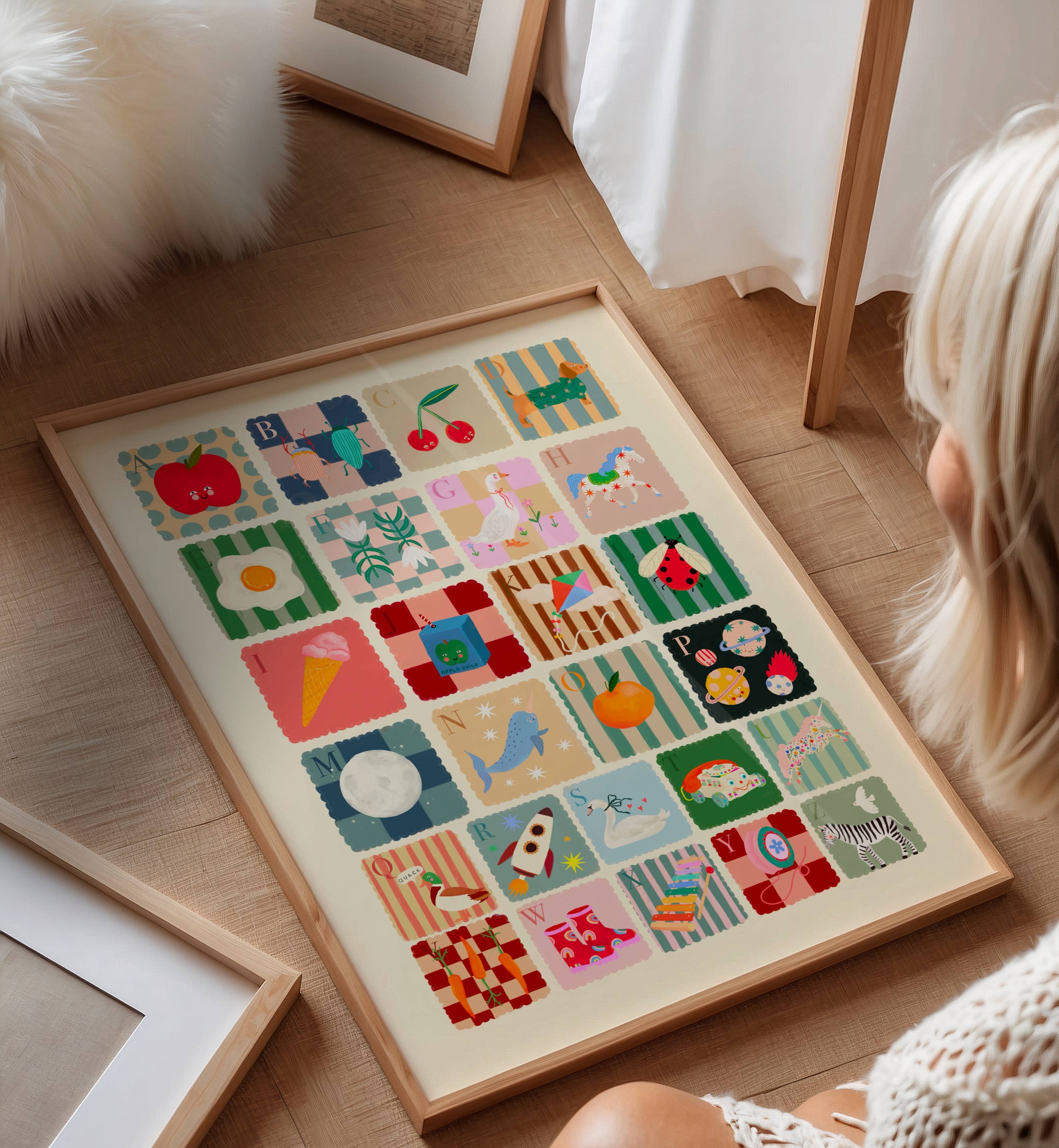 cool kids alphabet - print