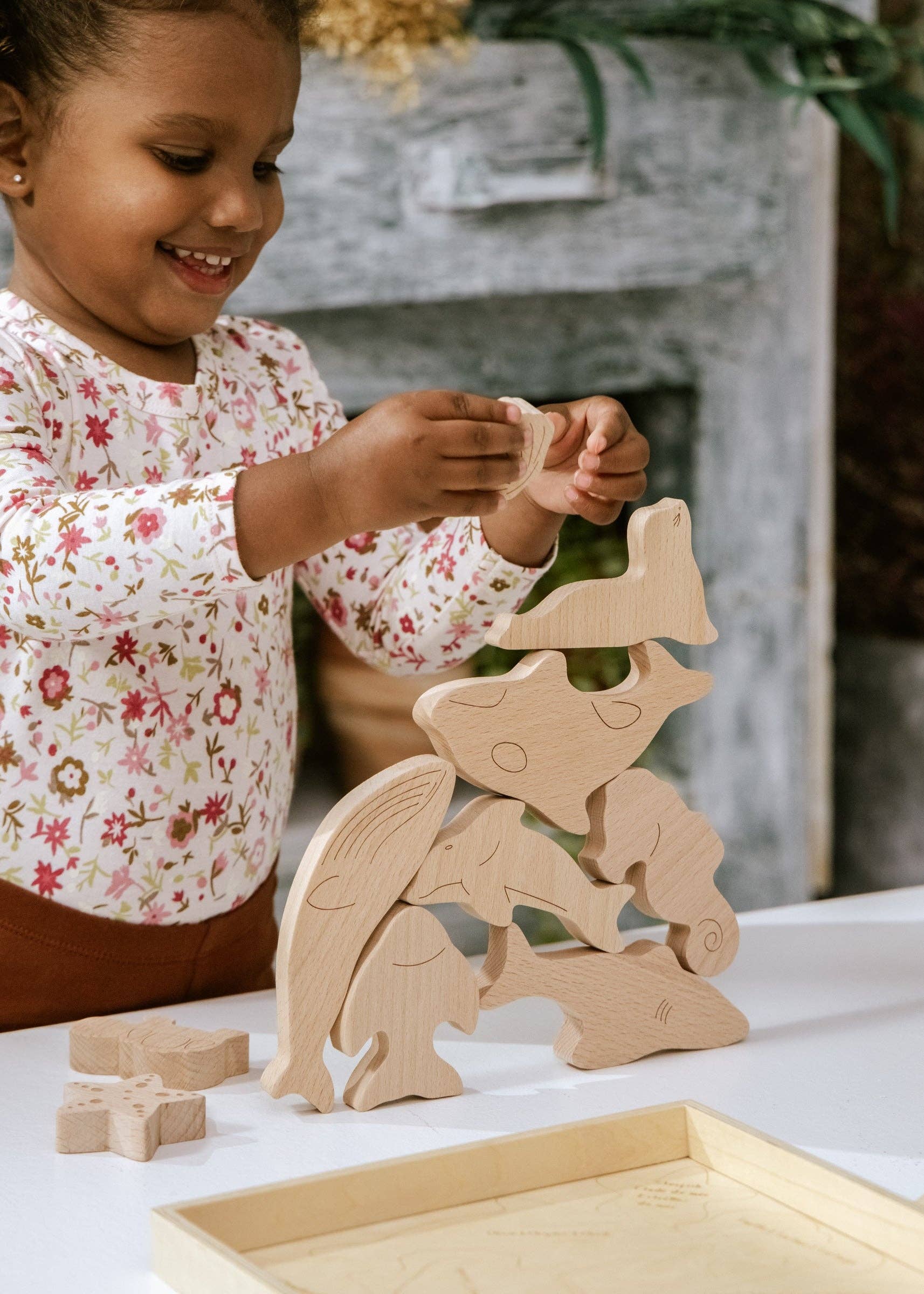 wooden puzzle - under the sea (10 pcs)