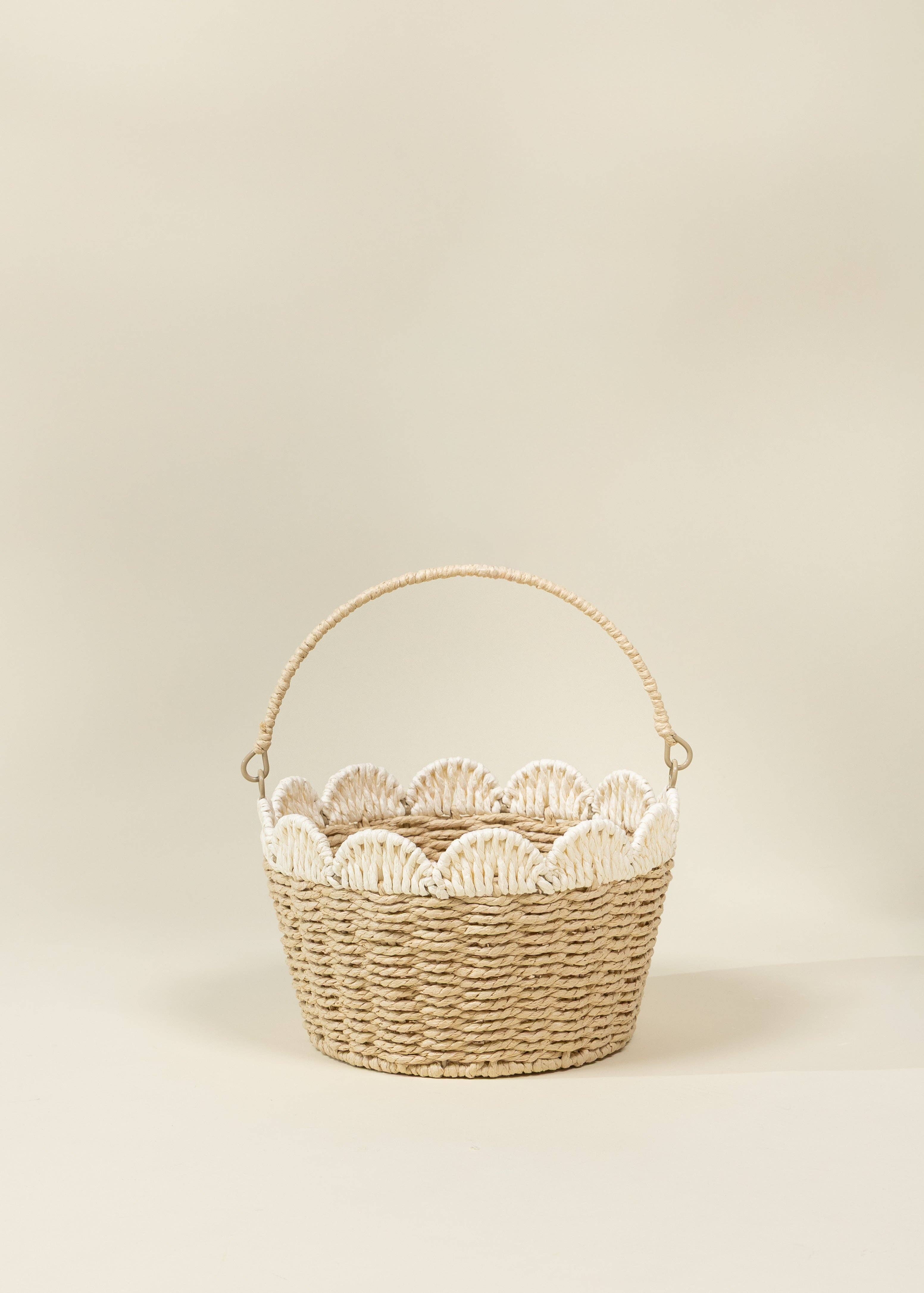 scallop edge basket
