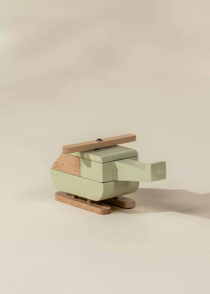 helicopter - wooden vehicle