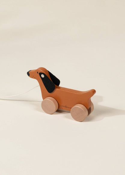 pull-along sausage dog