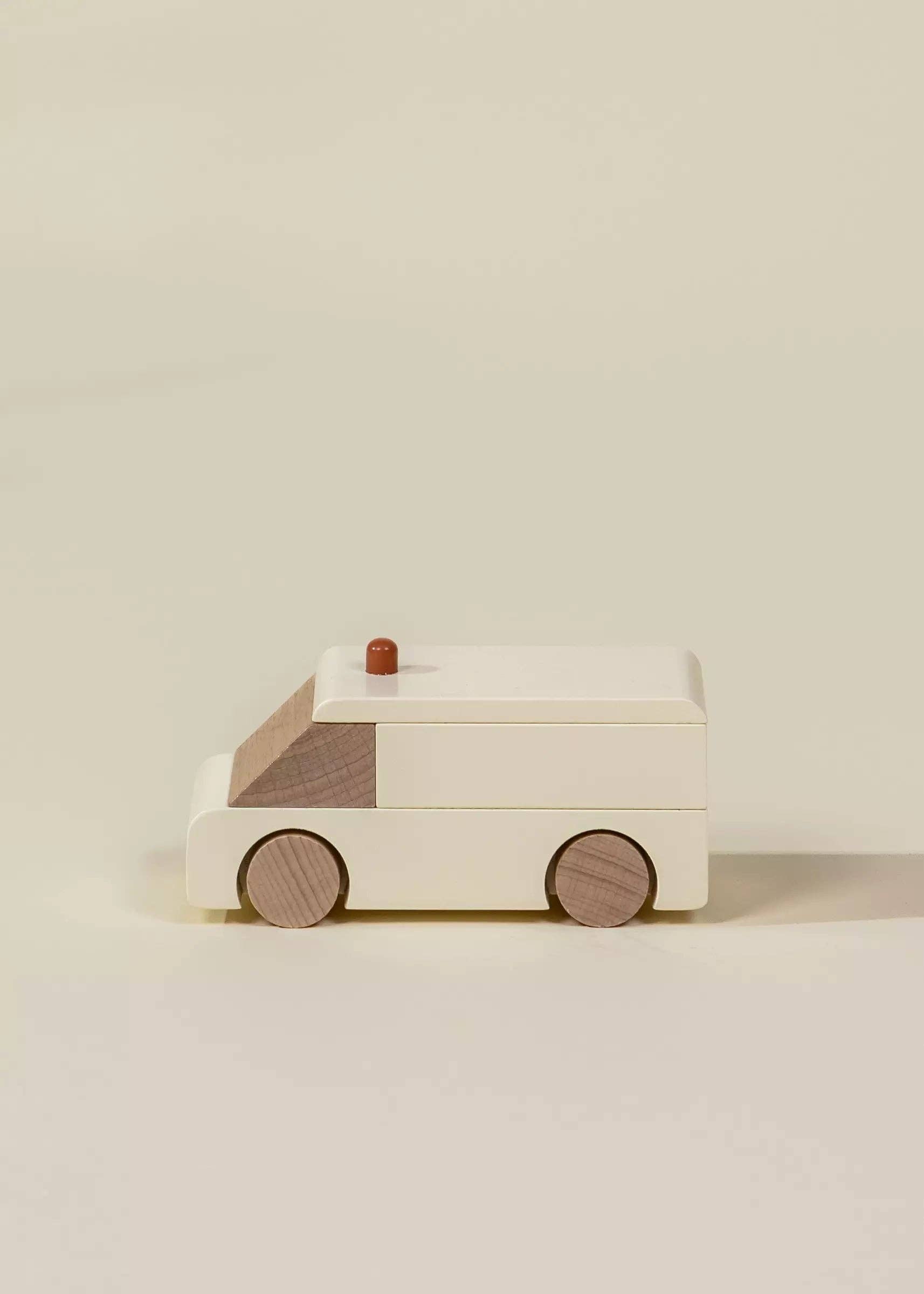 ambulance - wooden vehicle