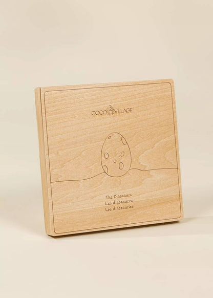wooden balance puzzle - dino (7 pcs)