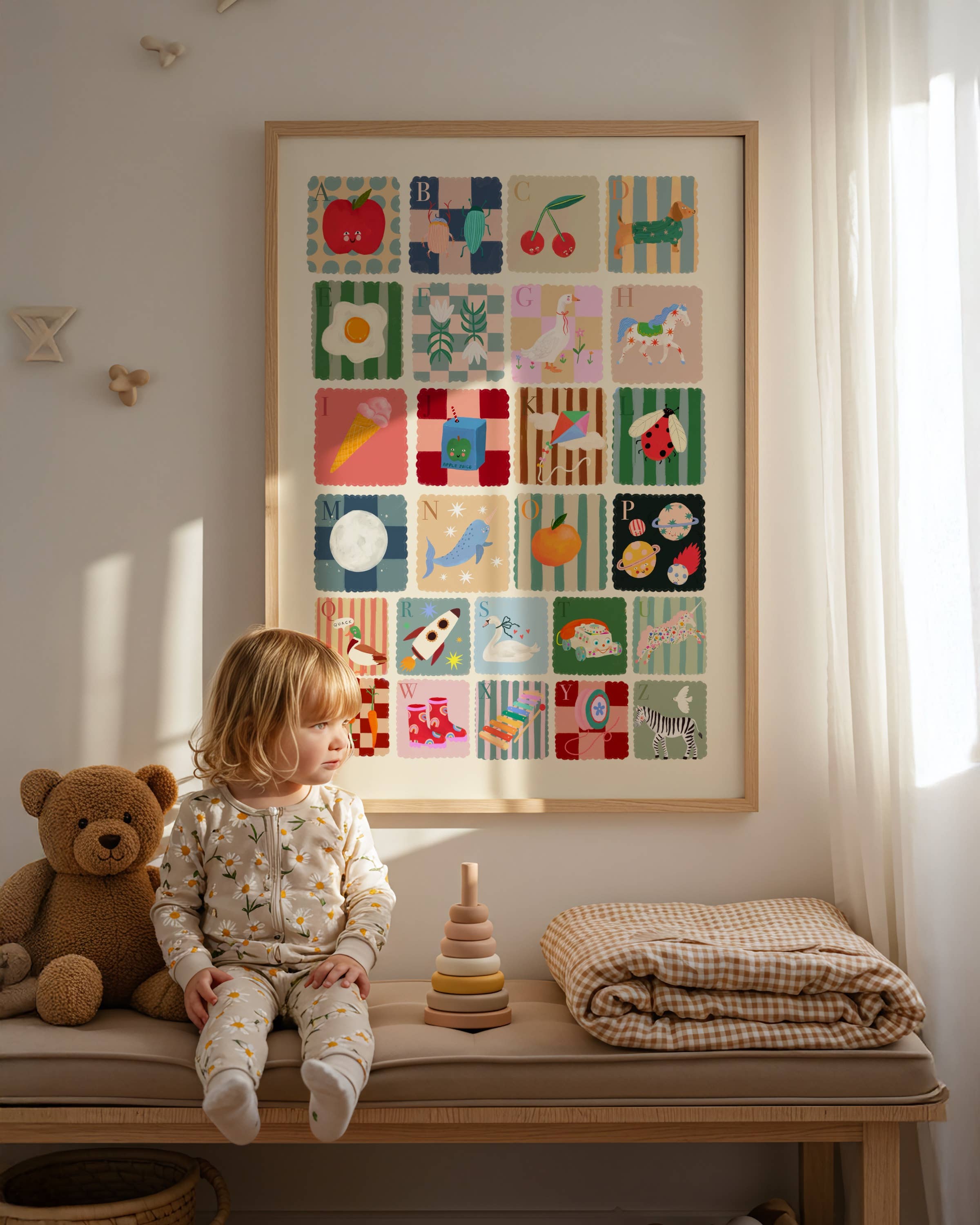 cool kids alphabet - print