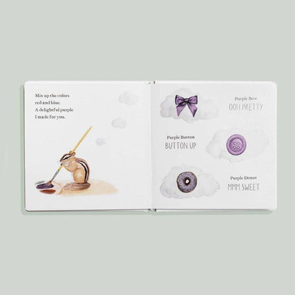 wishy washy: a board book of first words and colours