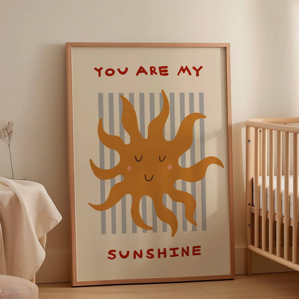 you are my sunshine - print