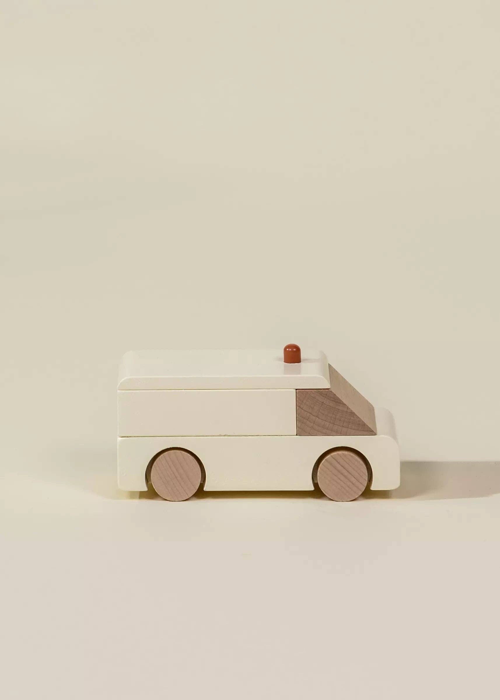 ambulance - wooden vehicle