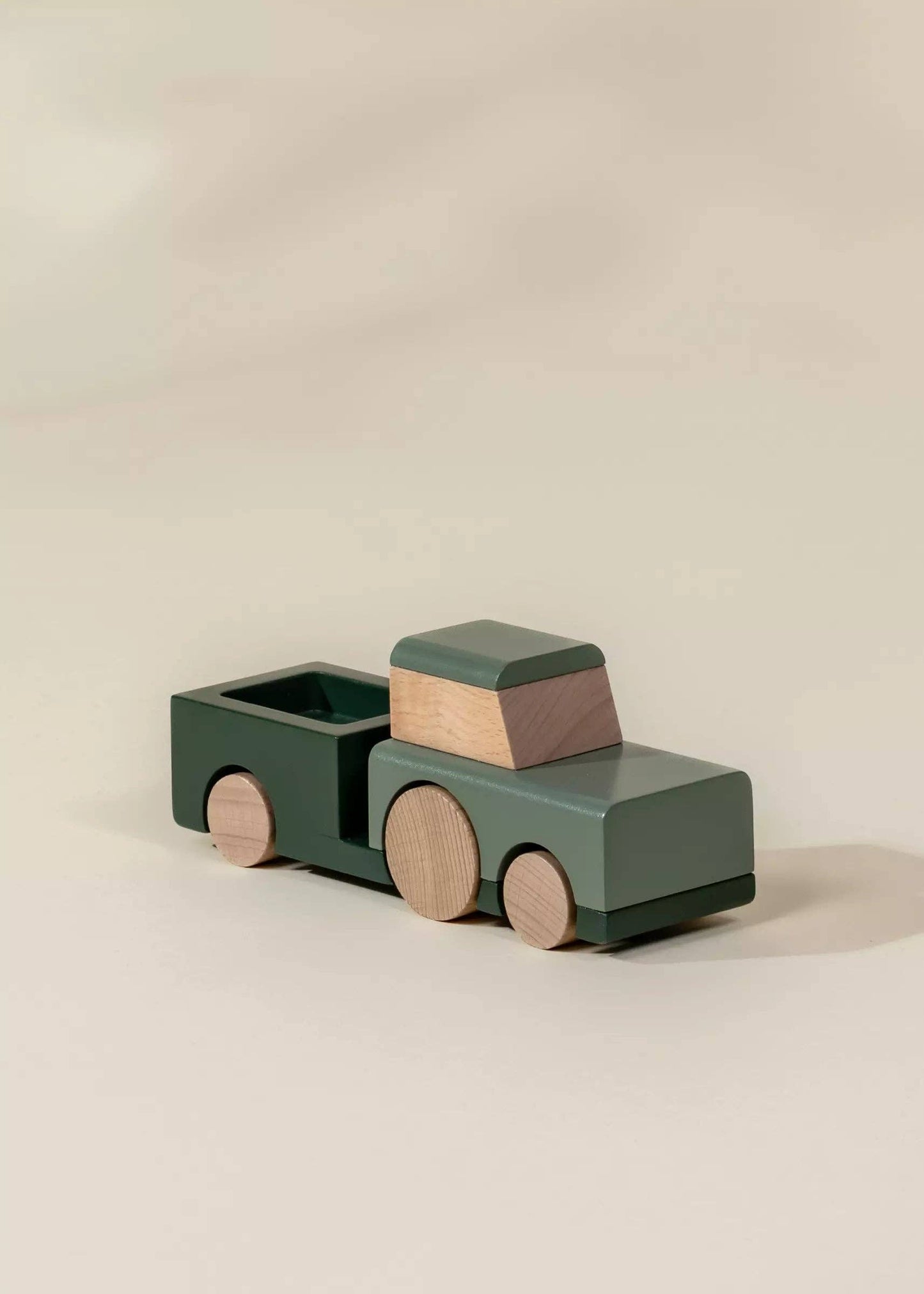 farm tractor - wooden vehicle