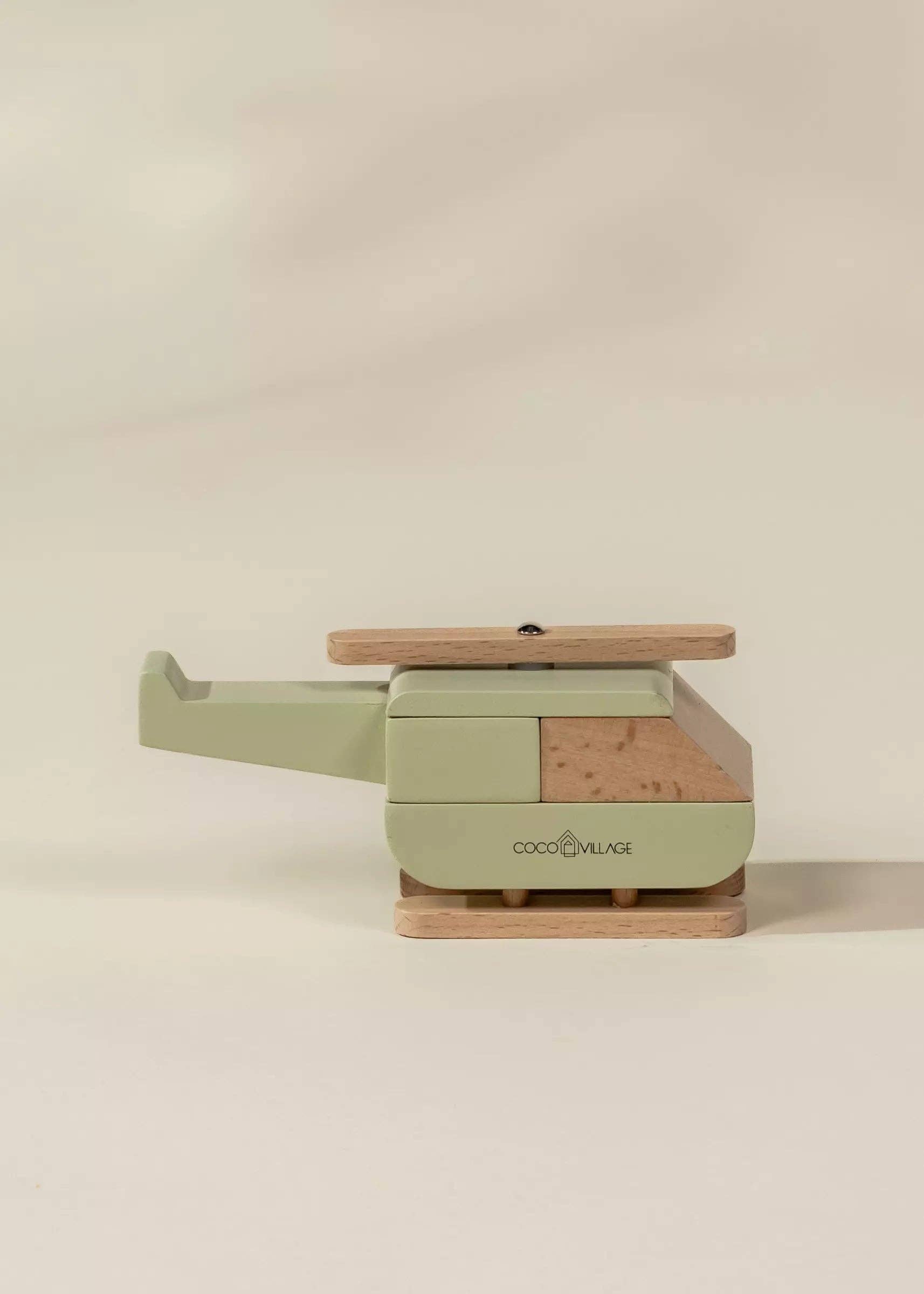 helicopter - wooden vehicle