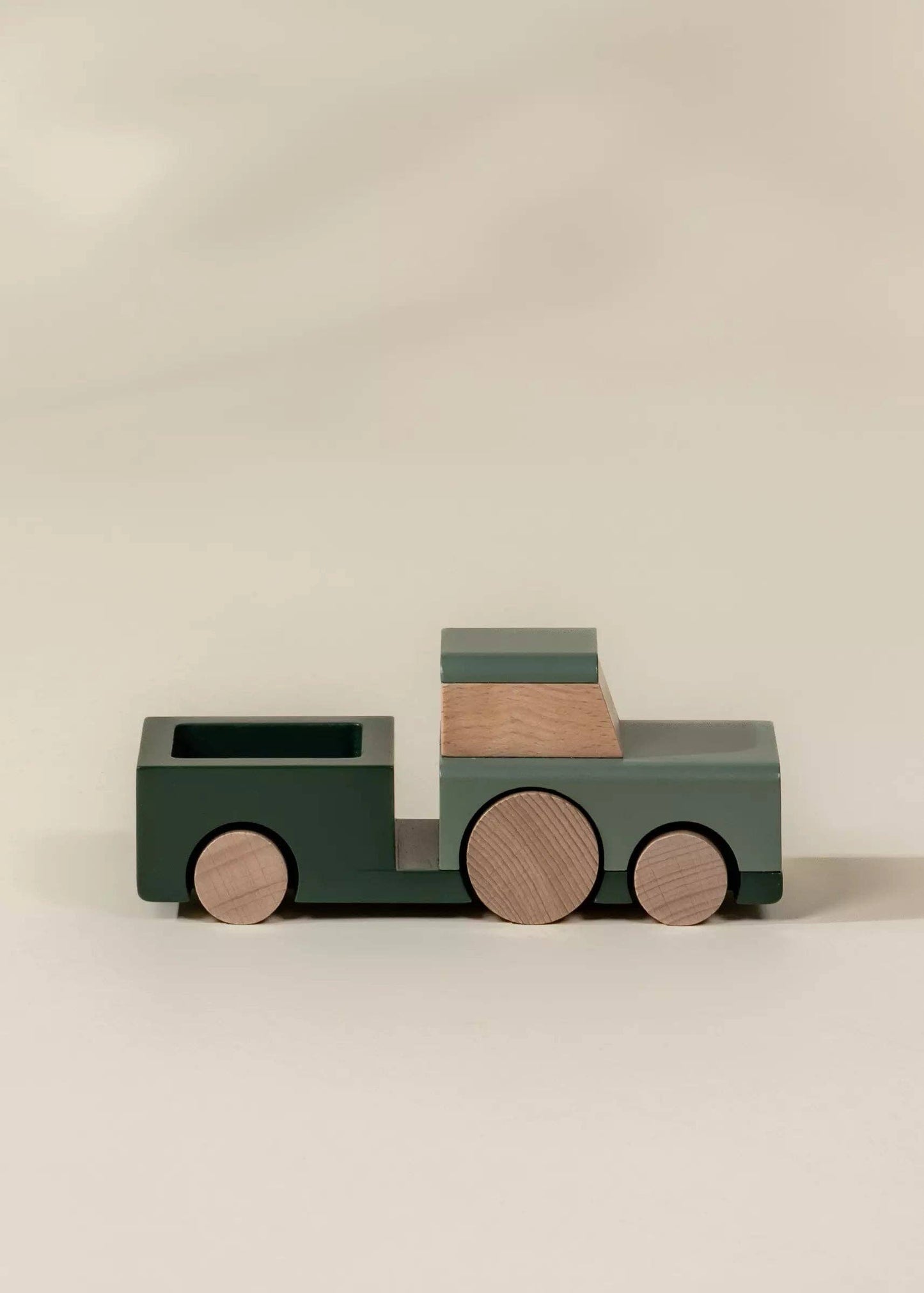 farm tractor - wooden vehicle