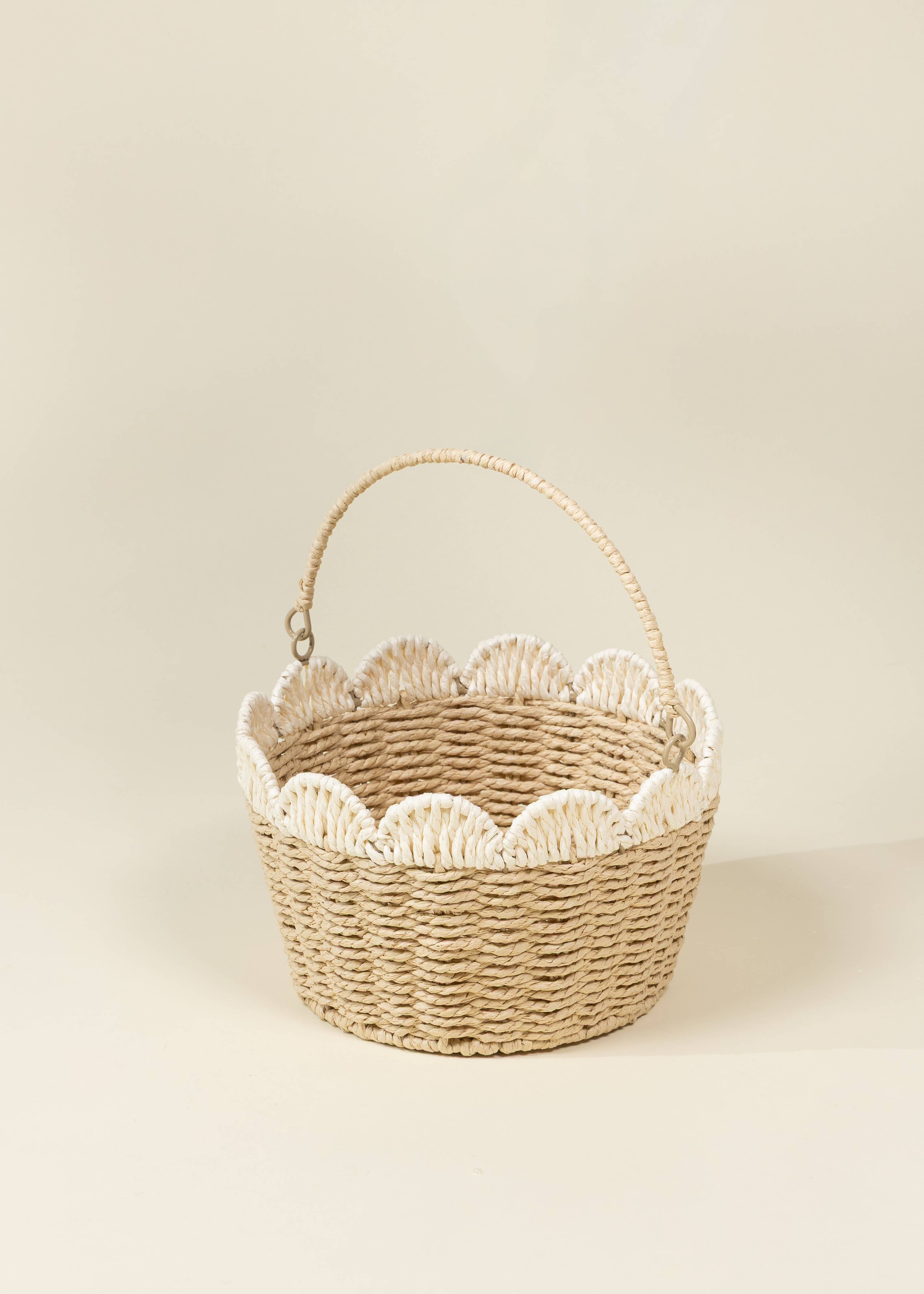 scallop edge basket