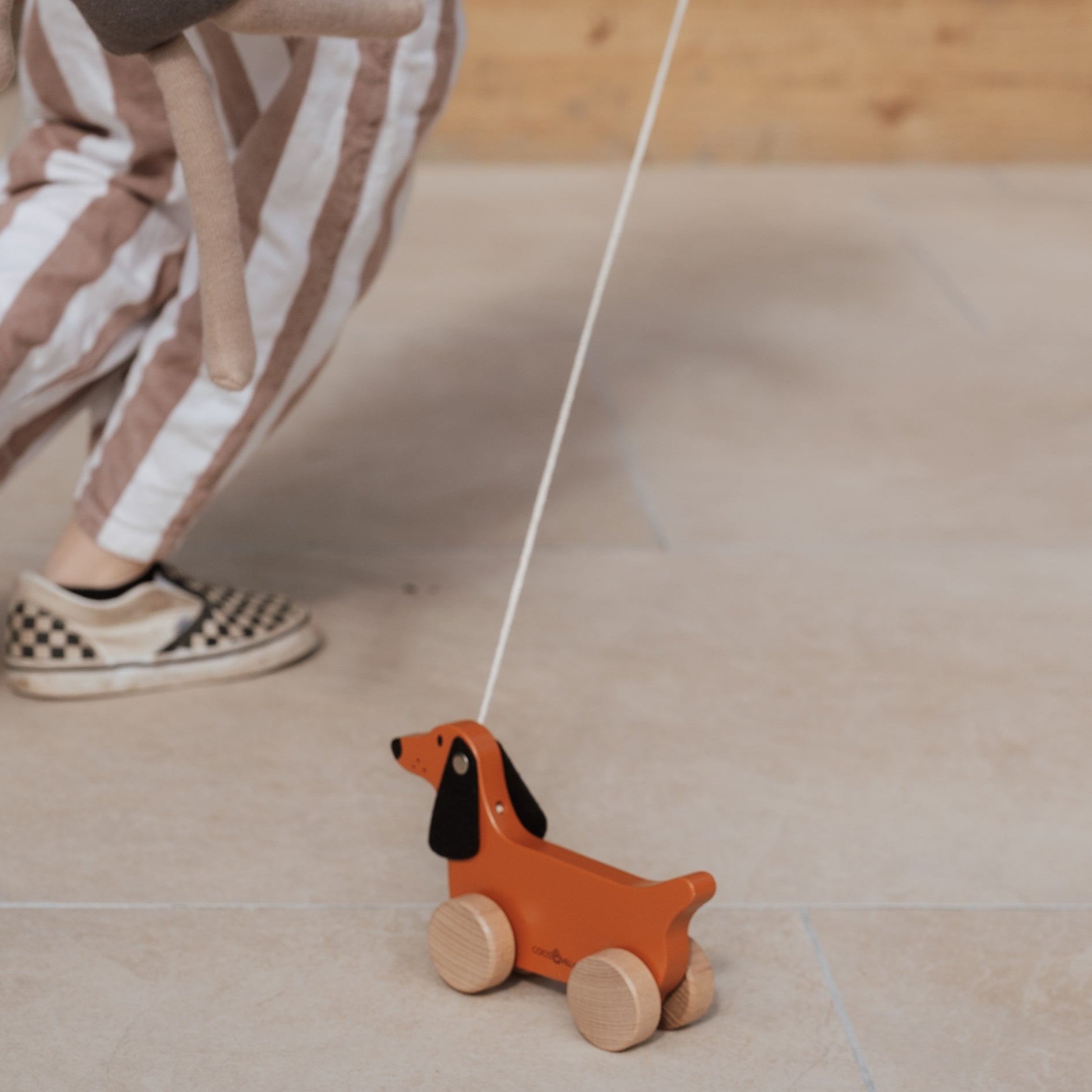 pull-along sausage dog