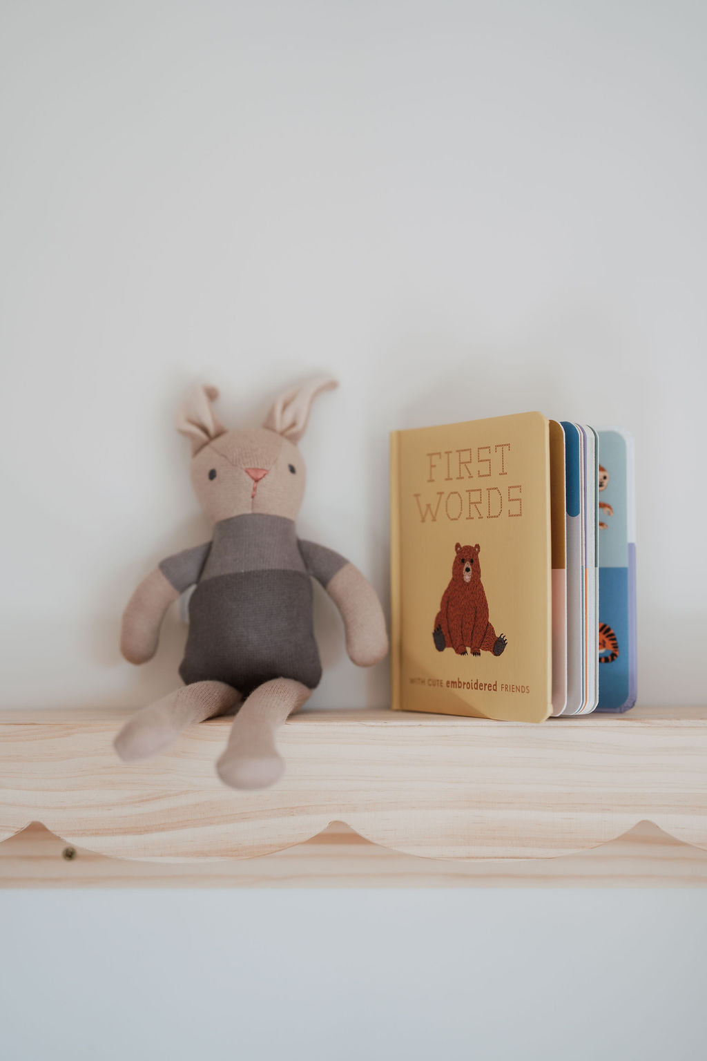 baby threads taupe bunny