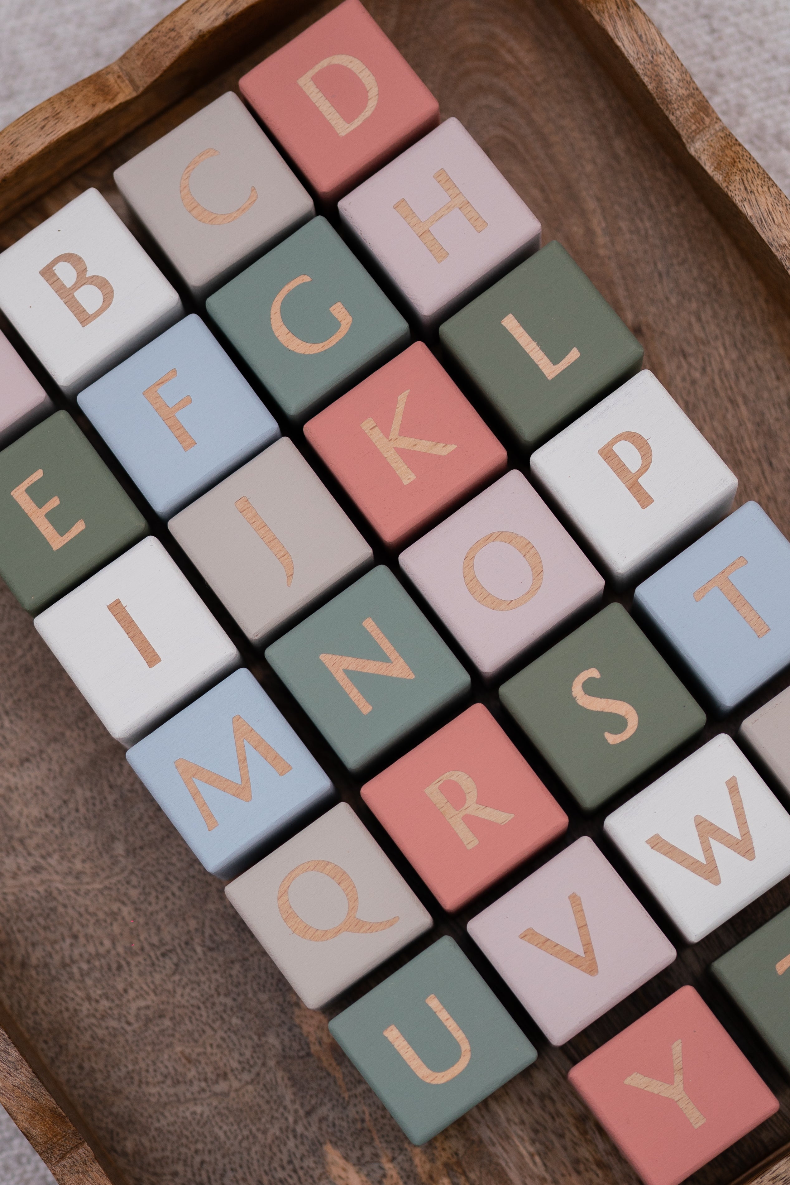 bespoke alphabet scandiblocks set