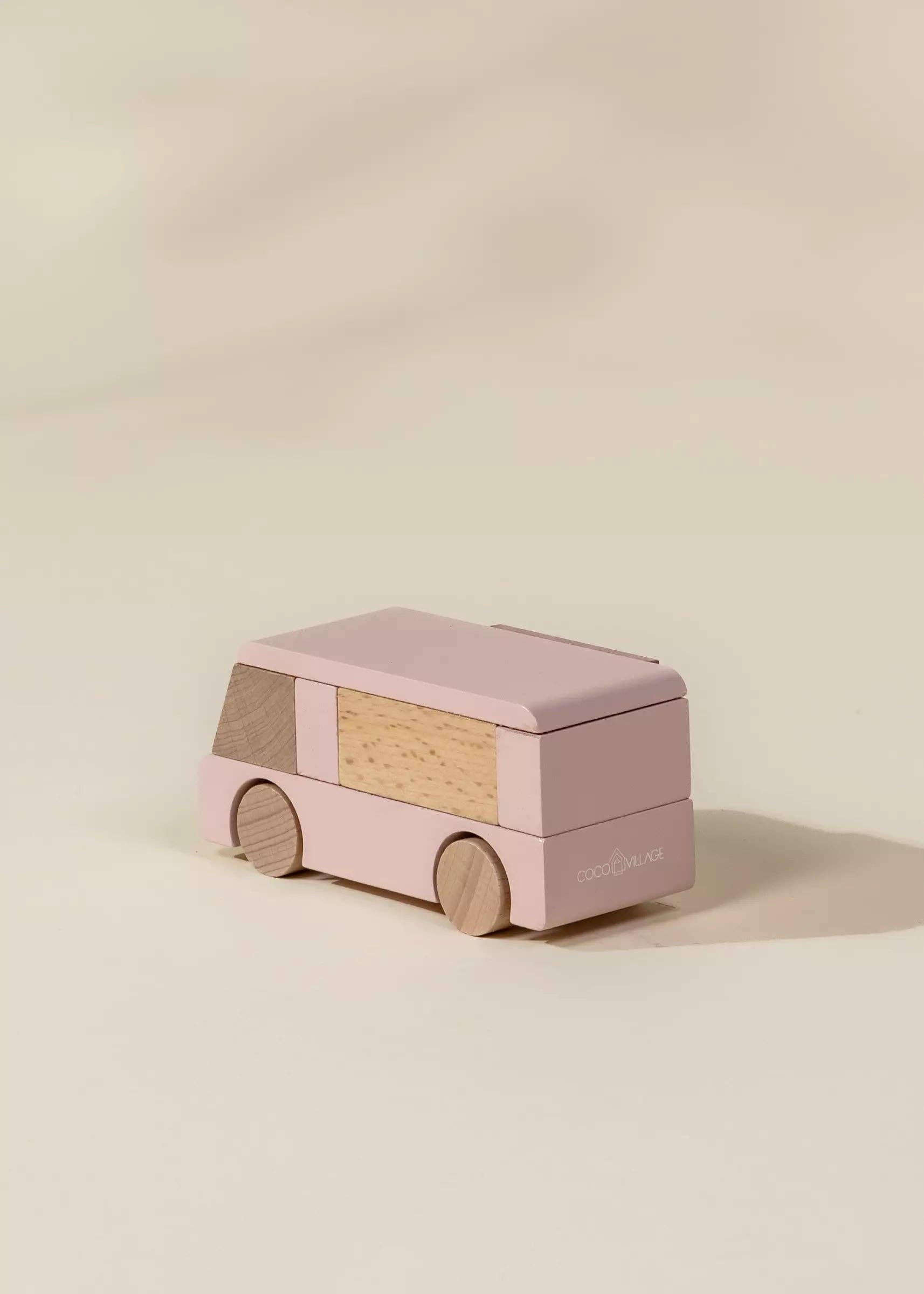 ice-cream truck - wooden vehicle