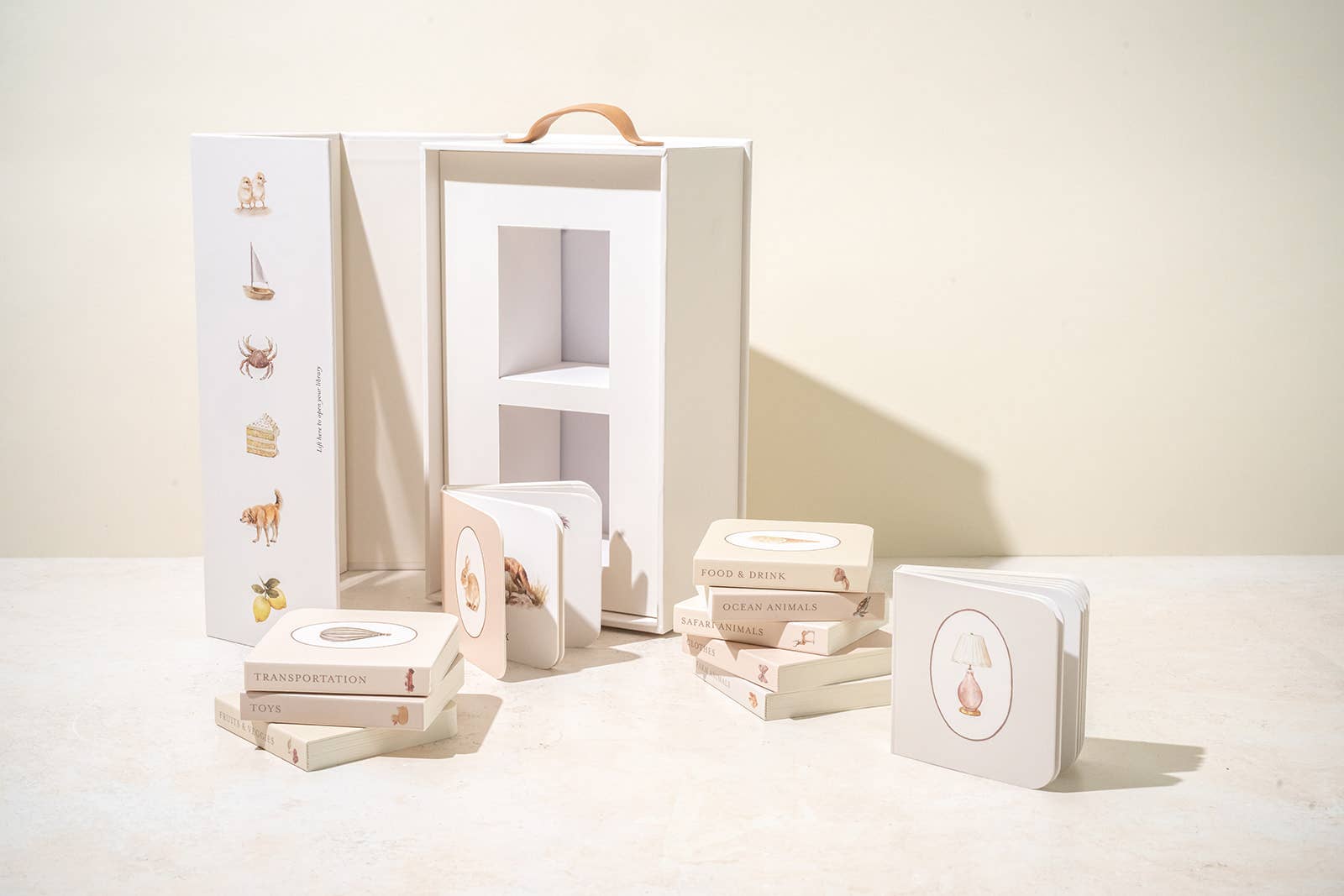 our very little library board book set