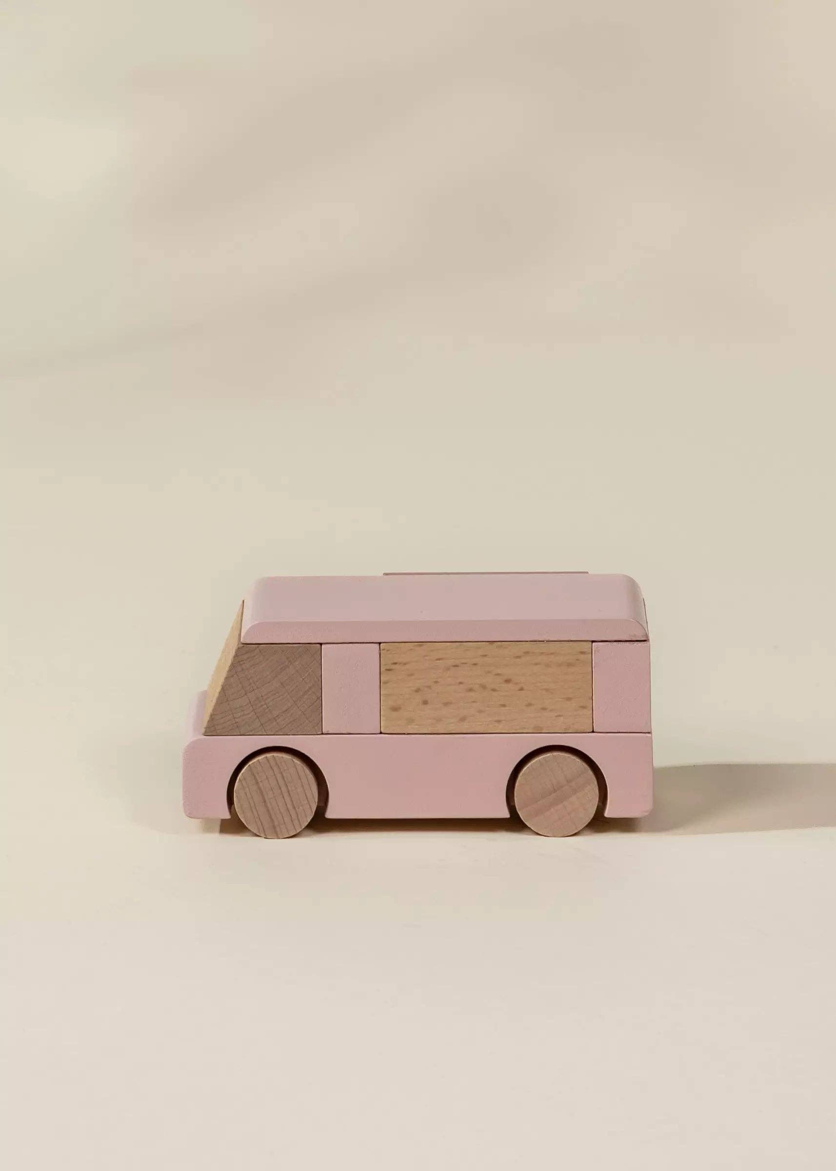 ice-cream truck - wooden vehicle