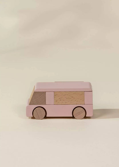ice-cream truck - wooden vehicle