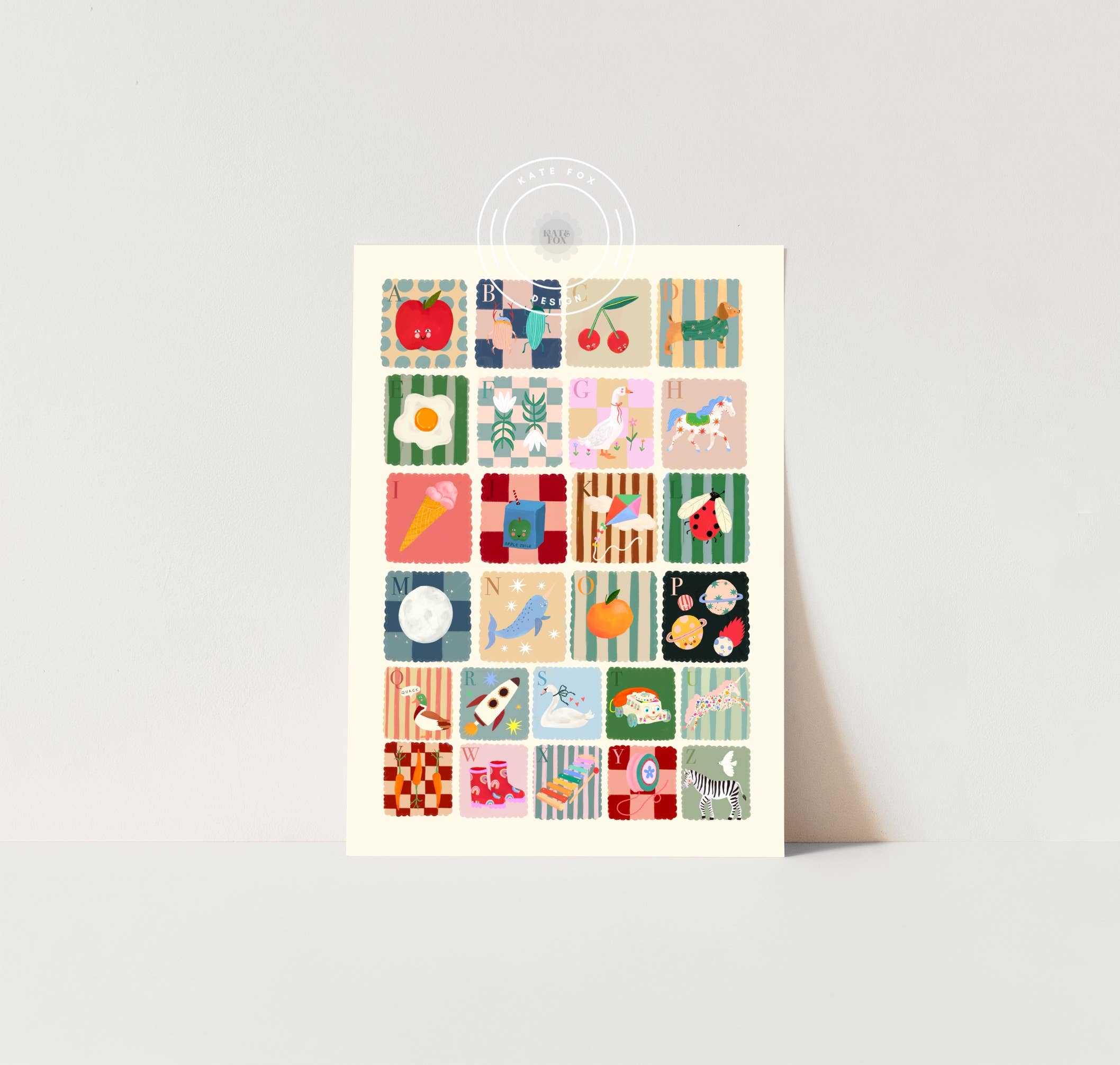 cool kids alphabet - print
