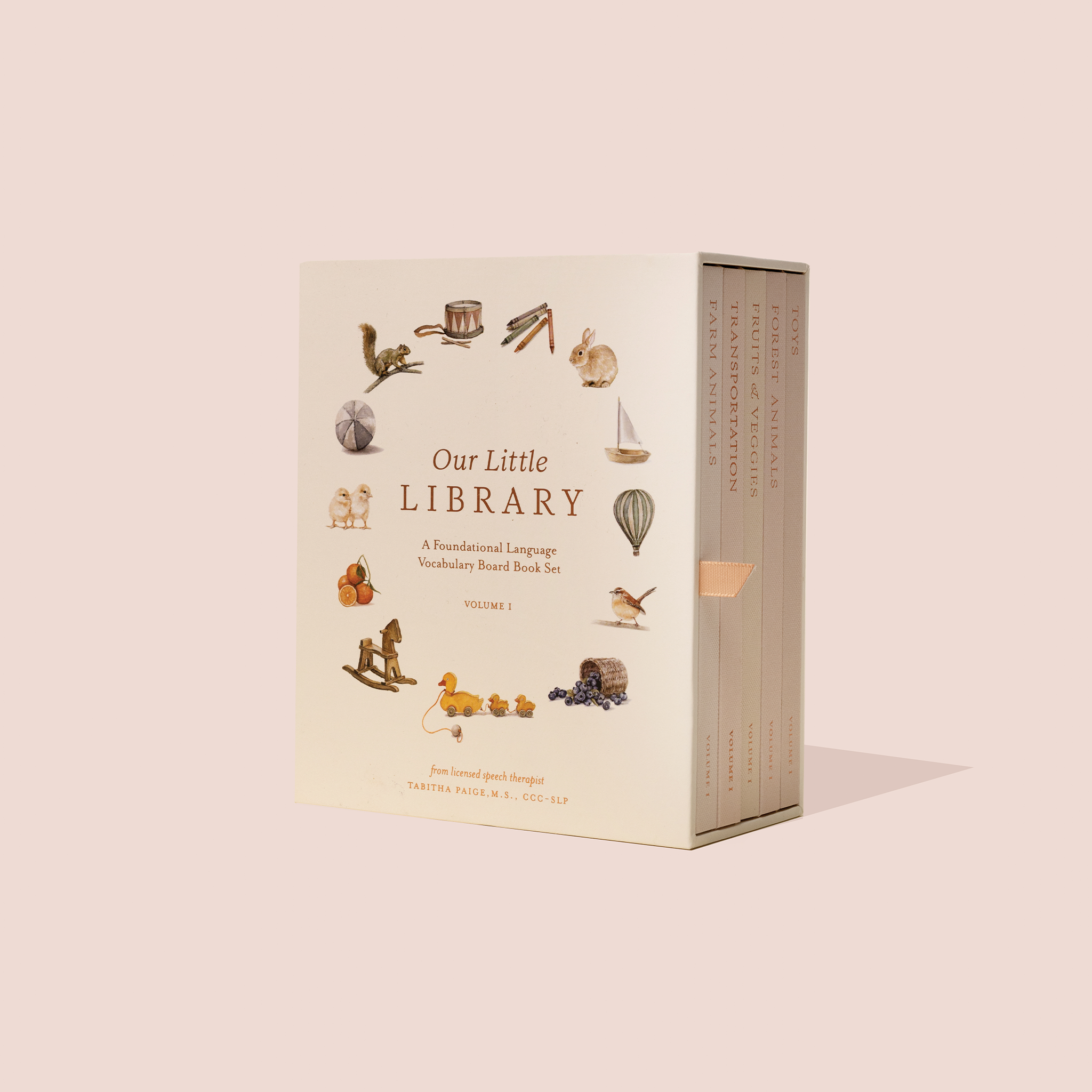 our little library vol. 1 (5 board book box set)