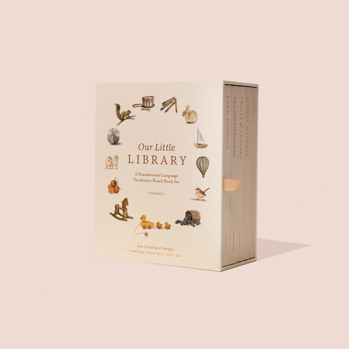 our little library vol. 1 (5 board book box set)